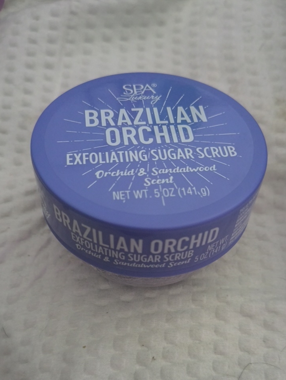Brazilian Orchid Exfoliating Sugar Scrub - Purple Orchid & Sandalwood
